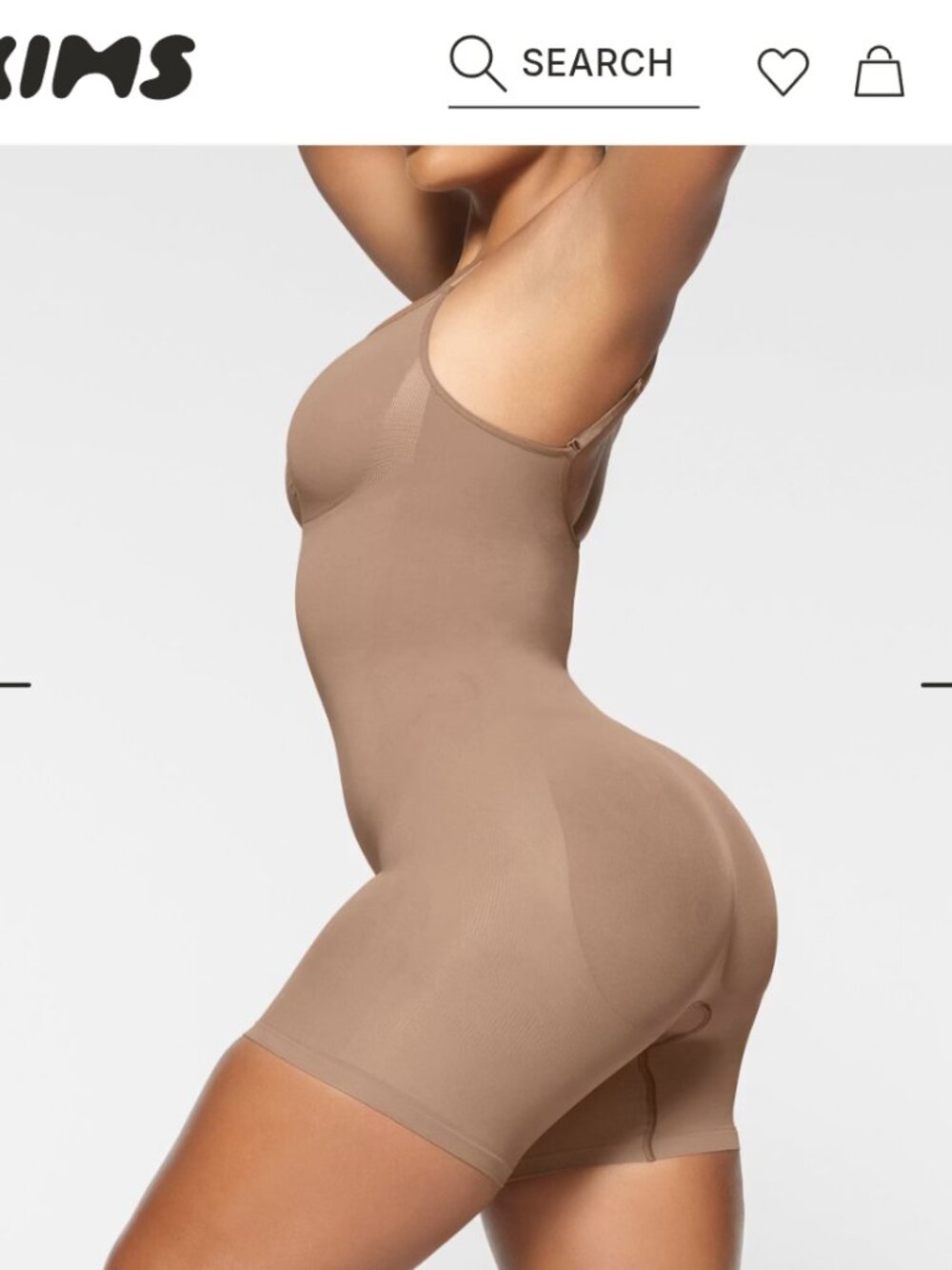 NWOT- SKIMS Seamless Sculpt Mid Thigh Bodysuit